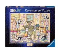 Ravensburger Puzzle Crazy Cats Tabby & Co – 500 pièces – Pour adultes et enfants dès 10 ans