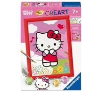 Ravensburger CreArt 12023107 Peinture par numéro Motif Hello Kitty Joyeux pour Enfants à partir de 7 Ans