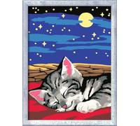 Ravensburger CreArt 12023131 Peinture par numéros pour Enfants à partir de 7 Ans Motif Chats Paillettes