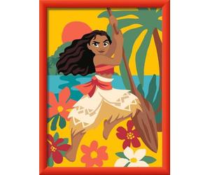 Ravensburger CreArt 12023132 - Disney Moana's Adventures - Peinture par numéros pour Enfants de 9 Ans et Plus, Ensemble de Peinture avec Cadre, Pinceau et peintures acryliques