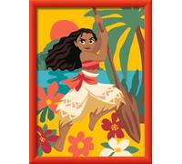 Ravensburger CreArt 12023132 Disney Vaiana's Adventure Kit de Peinture par numéros pour Enfants à partir de 9 Ans avec Cadre, pinceaux et peintures acryliques, Cadeau pour Filles et garçons
