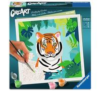 Ravensburger CreArt 12023142 Peinture par numéros Tigre Sauvage à partir de 12 Ans