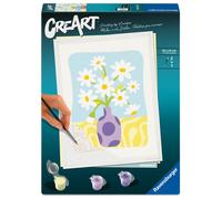 Ravensburger Peinture par numéros CreArt 18×24 cm – Camomilles – Adulte (12023138)