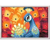 Ravensburger CreArt - 20000 - Paon Fier - Peinture par numéros à partir de 11 Ans