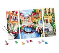 Ravensburger Kit de peinture CreArt Triptyque Venetian Dreams – Adultes 14+ Multicolore 201358