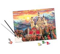 Ravensburger CreArt 20278 Château de Conte de fées - Peinture par numéros pour Adultes - Kit de Peinture DIY avec pinceaux et peintures acryliques - Cadeau pour Femmes et Hommes - Peinture pour