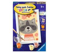 Ravensburger CreArt 20288 - Dear Raccoon - Peinture par numéro pour Enfants de 7 Ans et Plus, Set de Peinture avec Cadre, Pinceau et peintures acryliques, Cadeau pour Filles et garçons