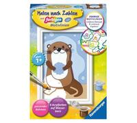 Ravensburger – Peinture par numéros 20291 Loutre Joyeuse – Enfants dès 7 ans – Multicolore – Moyen
