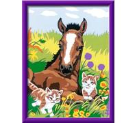 Ravensburger CreArt 20299 Peinture par numéros pour Enfants à partir de 9 Ans, avec Cadre, pinceaux et peintures acryliques, Cadeau pour Filles et garçons, avec Autocollants