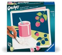 Ravensburger - CreArt 20x20 cm - Adulte - Peinture par numéros - Drink Raspberry - Loisir créatif - 25562
