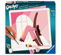 Ravensburger - CreArt 20x20 cm - Adulte - Peinture par numéros - Yoga Art - Loisir créatif - 23668