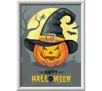 Ravensburger CreArt 23601 - Joyeux Halloween - Peinture par numéros Halloween pour Enfants de 9 Ans et Plus, Set de Peinture avec Cadre, Pinceau et peintures acryliques, Cadeau pour Filles et garçons