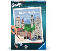 Ravensburger CreArt 23685 Peinture par numéros Motif Triangle Bleu à partir de 12 Ans et jubilé 50 Ans