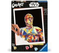 Ravensburger CreArt 23894 Star Wars C-3PO Peinture par numéros pour Adultes et Enfants à partir de 12 Ans, Cadeaux Star Wars, Couleurs Multicolores