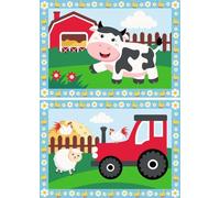 Ravensburger CreArt 23947 - À la Ferme - Peinture par numéros pour Enfants de 5 Ans et Plus, Set de Peinture avec Cadre, Pinceau et peintures acryliques, Cadeau pour Filles et garçons