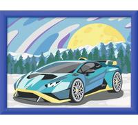 Ravensburger Peinture par numéros CreArt 23959 pour enfants dès 9 ans – Lamborghini bleue