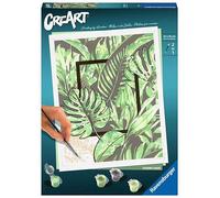 Ravensburger - CreArt 24x30 cm- Calming Leaves - Loisir créatif - Peinture par numéros - Adulte - Activité détente et créative - Dès 12 Ans - 20272 - Version française