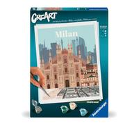 Ravensburger - CreArt 24x30 cm- Milan - Loisir créatif - Peinture par numéros - Adulte - Activité détente et créative - Dès 12 Ans - 23588 - Version française