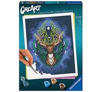 Ravensburger - CreArt 24x30 cm- Mystic Deer - Loisir créatif - Peinture par numéros - Adulte - Activité détente et créative - Dès 12 Ans - 23640 - Version française