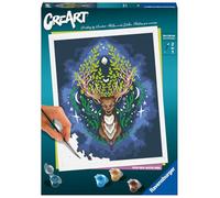Ravensburger - CreArt 24x30 cm- Mystic Deer - Loisir créatif - Peinture par numéros - Adulte - Activité détente et créative - Dès 12 Ans - 23640 - Version française