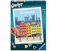 Ravensburger - CreArt 24x30 cm- Stockholm - Loisir créatif - Peinture par numéros - Adulte - Activité détente et créative - Dès 12 Ans - 23520 - Version française