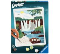 Ravensburger CreArt 25894 - Cascades Iguazu - Peinture par numéros pour Adultes - Kit de Peinture DIY avec pinceaux et peintures acryliques - Cadeau pour Femmes et Hommes - Peinture pour Adultes