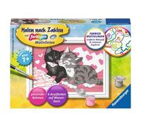 Ravensburger CreArt 28467 - Kuschelkatzen - Peinture par numéros pour enfants à partir de 7 ans 28467