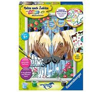 Ravensburger CreArt 28478 Kit de Peinture par numéros pour Enfants à partir de 9 Ans avec Cadre, pinceaux et peintures acryliques, Cadeau pour Filles et garçons avec Autocollants