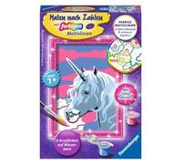 Ravensburger CreArt 29609 - Licorne - Peinture par numéro pour Enfants de 7 Ans et Plus, Set de Peinture avec Cadre, Pinceau et peintures acryliques, Cadeau pour Filles et garçons