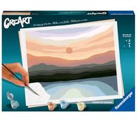 Ravensburger - CreArt 30x24 cm- Paysage Minimaliste - Loisir créatif - Peinture par numéros Adulte - Activité détente et créative - Dès 12 Ans - 23515 - Version française