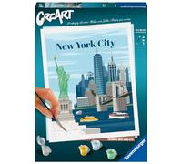 Ravensburger – Peinture par numéros CreArt New York 24×30 cm – Adulte Dès 12 Ans Version française