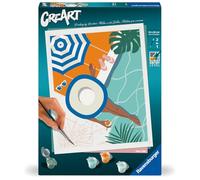 Ravensburger – Peinture par numéros CreArt 24x30 cm Pool Time – Adulte – 25523