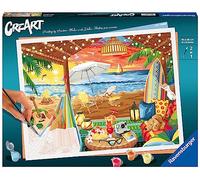 Ravensburger - CreArt Adult 30x40 cm - Cozy Cabana | Peinture par numéros - Activité détente et créative