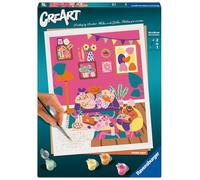 Ravensburger - CreArt - Adulte - Peinture par numéros - Pijama Party/Marie Boiseau - Illustrateur - Loisir créatif - 12023275
