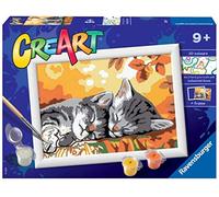 Ravensburger Jeu créatif Chatons en automne Peinture au numéro dès 9 ans 289325 Version allemande