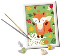 Ravensburger CreArt Série E : Renard, peinture par numéros adultes et enfants, avec kit complet de peinture et cadre, pour enfants de 9 ans et plus, 18 x 13 cm
