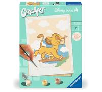 Ravensburger - CreArt édition Hello Baby - Simba - Adulte - Peinture par numéros - Loisir créatif - 25898