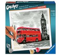 Ravensburger - CreArt Format carré 20x20 cm - Londres - Loisir créatif - Peinture par numéros - Adulte - Activité détente et créative - Dès 12 Ans - 28997 - Version française
