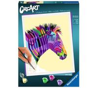 Ravensburger CreArt Funky Zebra Paint by Numbers for Adults 12 Years Up - Painti