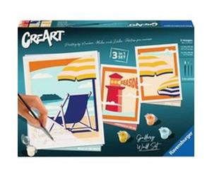 Ravensburger CreArt Gallery Wall Set - At the Beach, Peinture