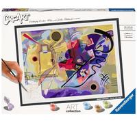 Ravensburger - Peinture par numéros Adulte CreArt 30x40 cm Kandinsky - Jaune, Rouge, Bleu - 23650