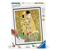 Ravensburger Peinture par numéros CreArt Grand Format 30x40 cm – Klimt Le Baiser – Adulte 12+