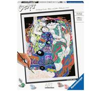 Ravensburger - CreArt Grand Format 30x40 cm - Klimt - Tableau Les Vierges - Art Collection - Loisir créatif - Peinture par numéros Adulte - Activité détente et créative dès 12 Ans - 23649