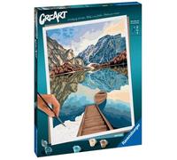 Ravensburger - CreArt Grand Format 30x40 cm - Lake Views - Loisir créatif - Peinture par numéros - Adulte - Activité détente et créative - Dès 12 Ans - 23612 - Version française