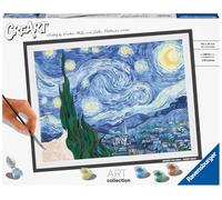Ravensburger CreArt grand format Van Gogh La nuit étoilée 30x40 cm Dès 14 ans 23518