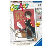 Ravensburger CreArt : Harry Potter : Departure to Hogwarts - Peinture avec Chiffres pour Enfants de 9 Ans et Plus, kit de Peinture avec Planches, Cadre, Pinceau et Couleurs Inclus, 25 x 18,30 cm