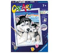 Ravensburger – Kit de peinture CreArt Série D Husky – 7 ans – 202157