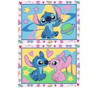 Ravensburger - CreArt Junior - 2 x Stitch & Angel | Peinture par numéros | Kit de peinture | Dimensions 22 x 32 cm | Jeux Enfants 5 Ans | Idées Cadeau | Cadeau Enfant 5 Ans