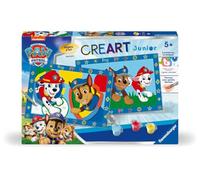 Ravensburger - CreArt Junior - Numéro d'art - Pat'Patrouille - Kit de Peinture par numéros - Dès 5 Ans - 25778