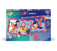 Ravensburger - CreArt Junior - Numéro d'art - Sirènes - Kit de Peinture par numéros - Dès 5 Ans - 25804